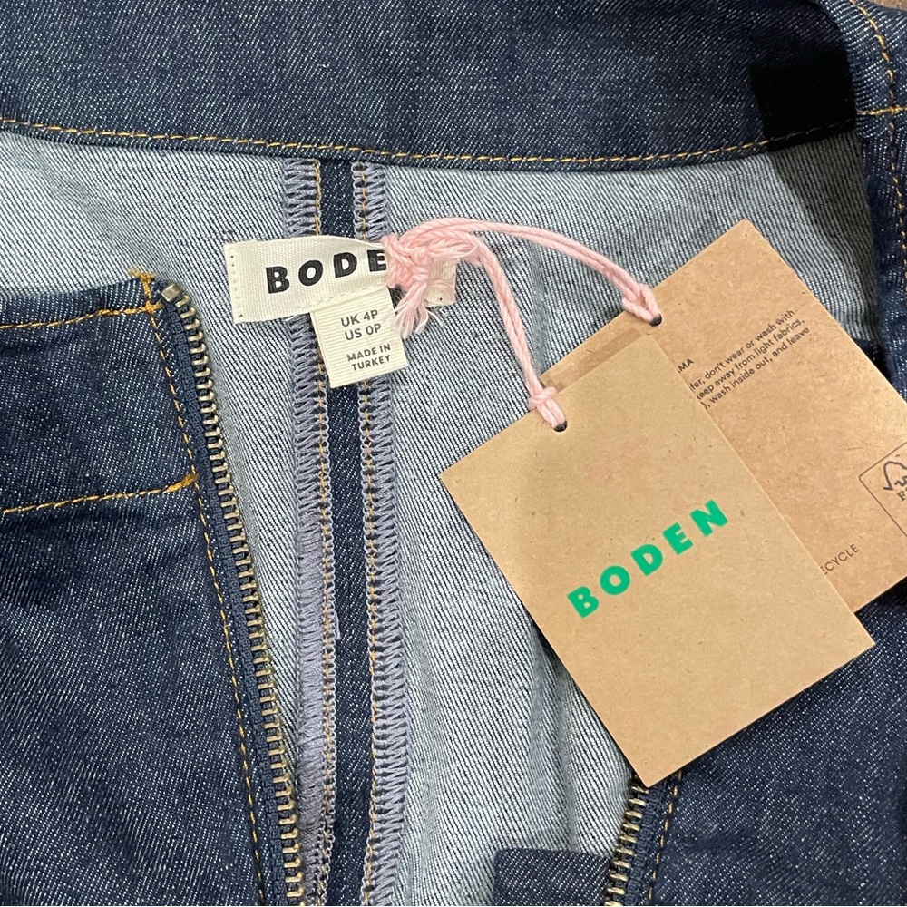 Boden NWT Petite Denim Dress - Picture 5 of 5